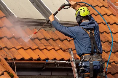 Démoussage et hydrofuge de toiture à Fourilles